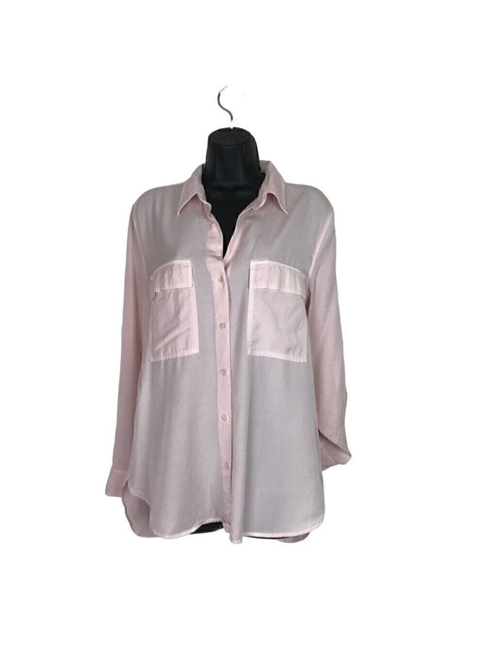 The Group Babaton Light Pink Button Down  Blouse Size M